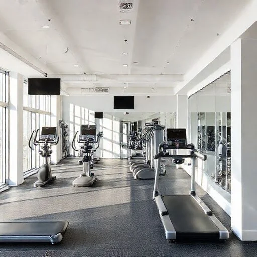 Ergonomic exercise bench with intricate stitching