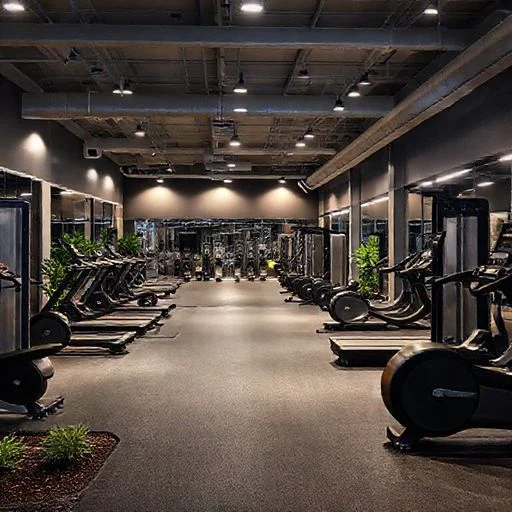 Sweeping panoramic view of an ultra-modern sports arena